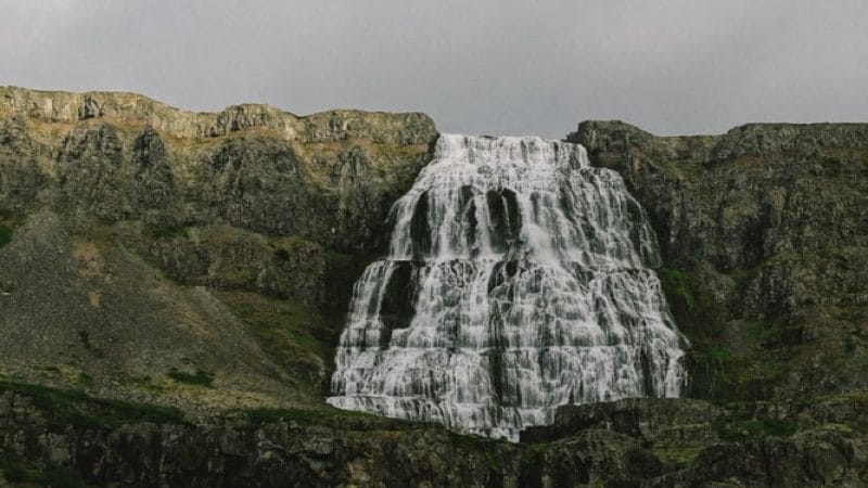 Dynjandi waterfall in the Westfjords