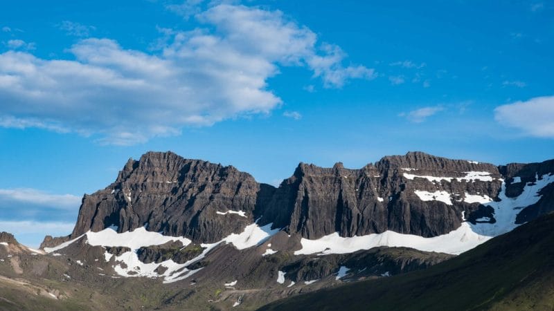 Dyrfjöll Mountains in East Iceland