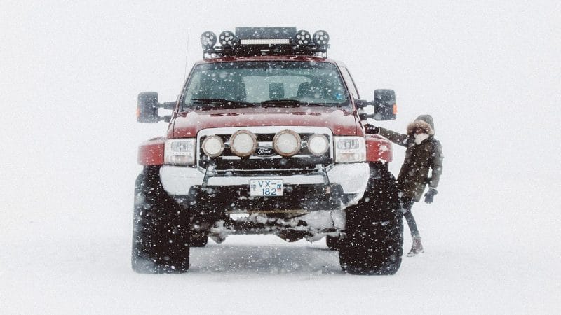Super Jeep Tours Iceland, Eyjafjallajokull Super Jeep tour during winter