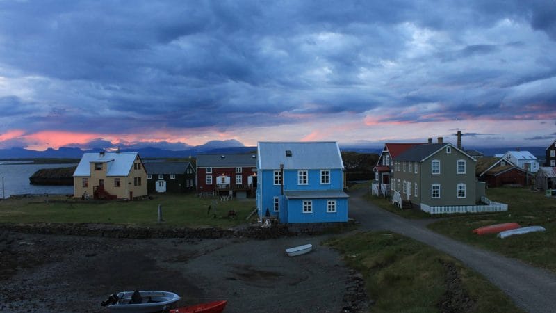 Flatey Island in west Iceland