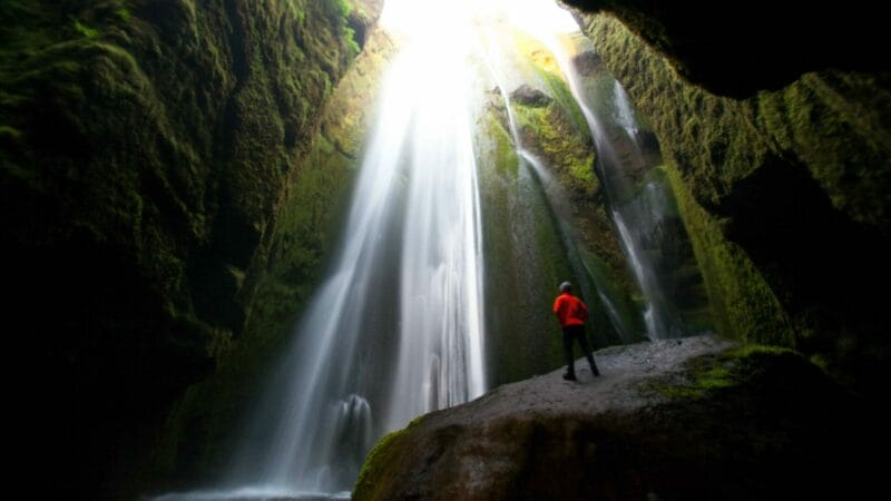 Gljúfrabúi hidden waterfall - south Iceland Tour packages