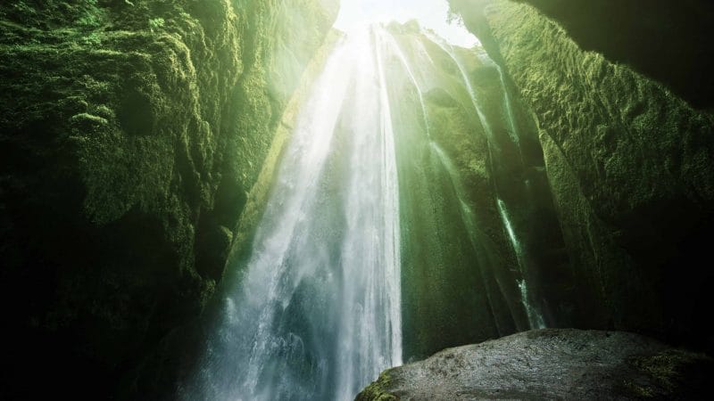 Gljúfrabúi waterfall - south Iceland tour booking