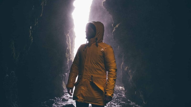 Gljúfrabúi hidden waterfall in a gorge - south Iceland travel guide