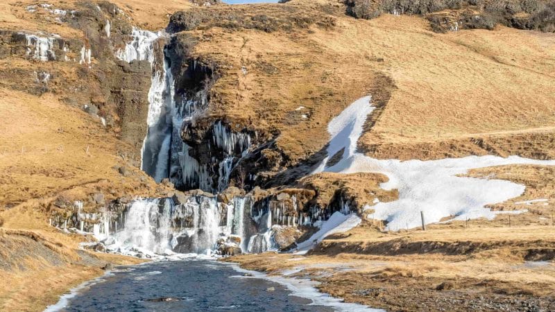 Gluggafoss waterfall in south Iceland