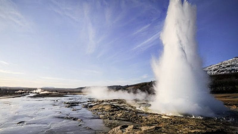 Golden Circle Super Jeep Tour, Geysir geothermal area