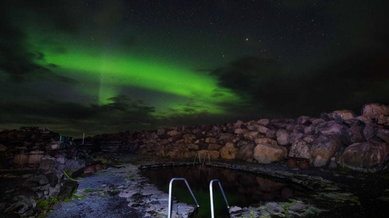 How To Get To Grimsey Island Iceland, Grettislaug hot spring