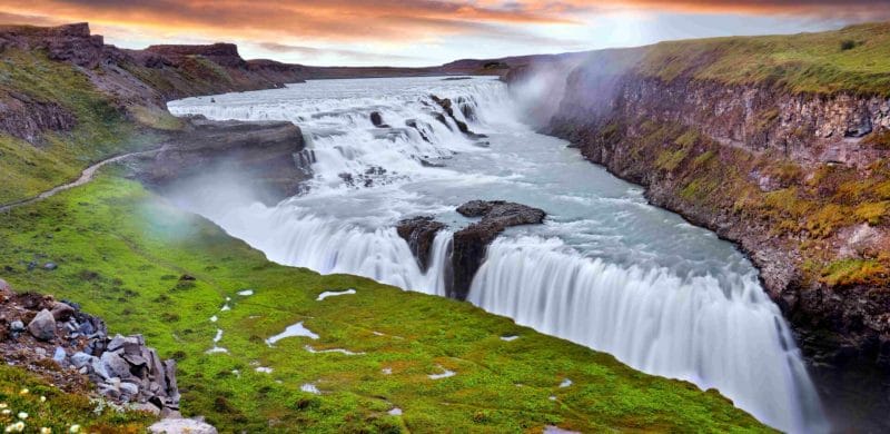 Gullfoss waterfall in Golden CircleGolden Circle Tours,