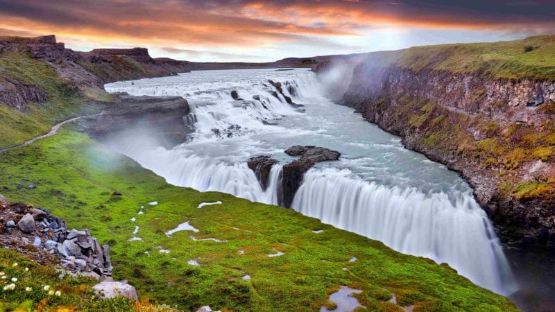 Gullfoss waterfall in Golden CircleGolden Circle Tours,