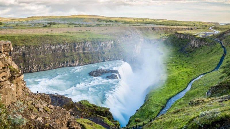 Golden Circle Tours, Gullfoss waterfall in Golden Circle Iceland Tour Packages