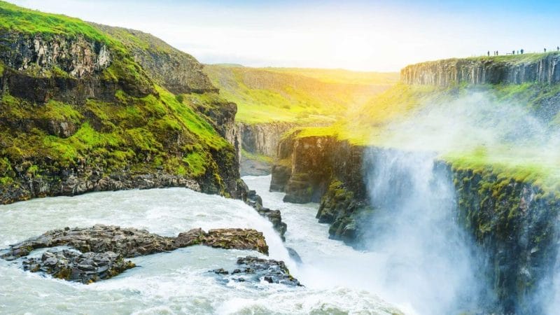 Gullfoss waterfall in Golden Circle Iceland Tour Booking