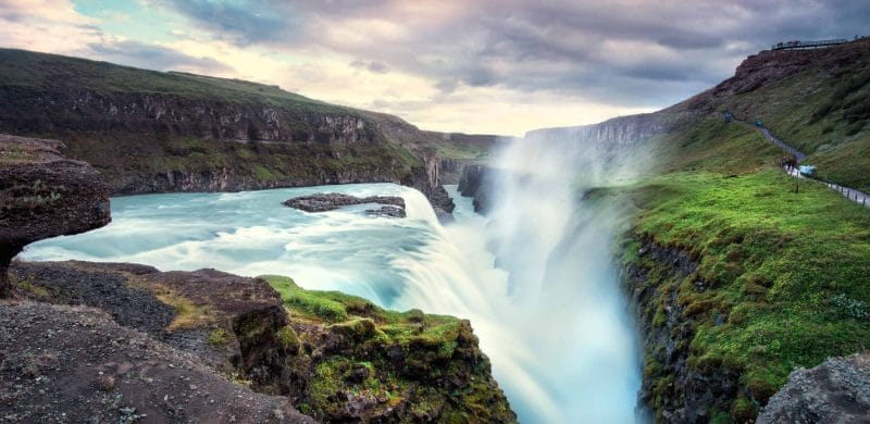 Golden Circle Tours, Gullfoss waterfall in Golden Circle Iceland Tour Booking