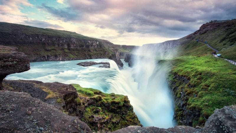 Golden Circle Tours, Gullfoss waterfall in Golden Circle Iceland Tour Booking
