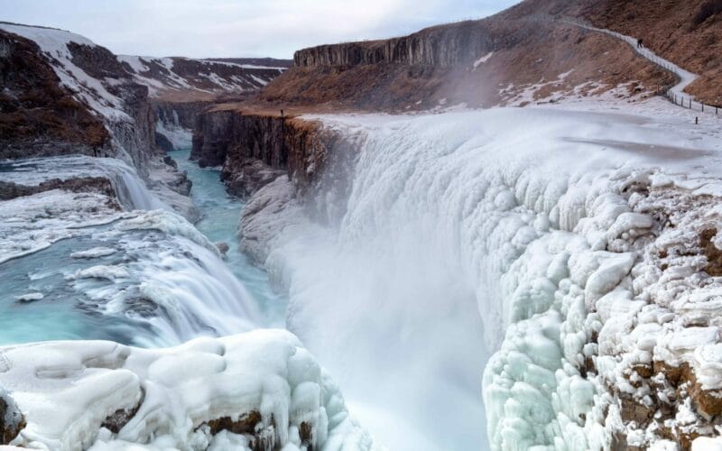 Gullfoss Waterfall in Golden Circle Iceland Tour Guide