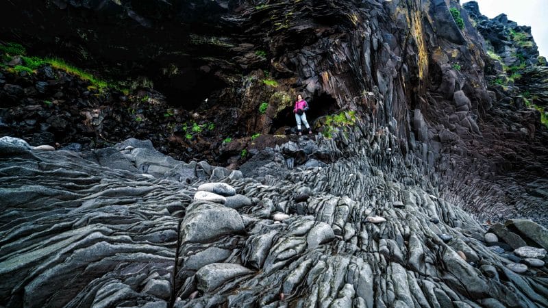 cave in Hellnar - Snæfellsnes Peninsula