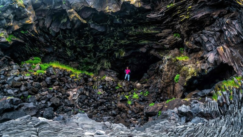 cave in Hellnar - Snæfellsnes Peninsula