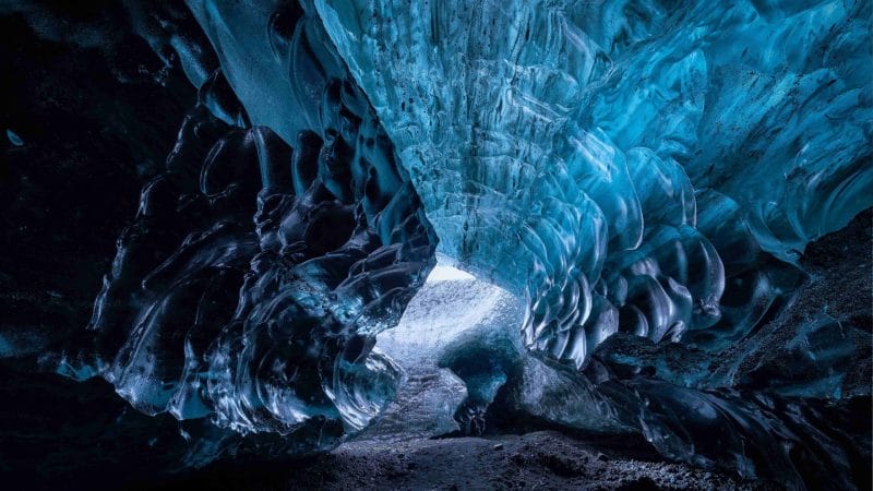 Ice Cave Tours, natural blue crystal ice cave in Iceland