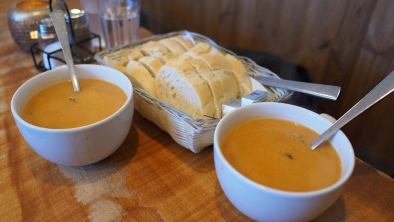 Icelandic Traditional Food, lobster soup