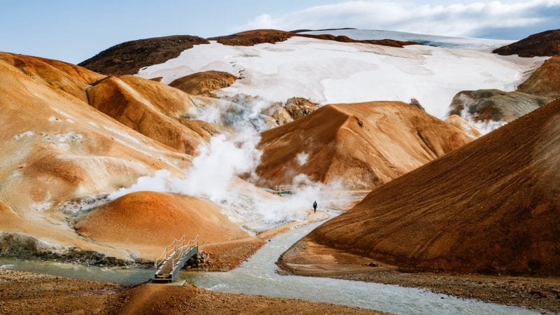 Kerlingarfjöll Mountains in the highlands of Iceland