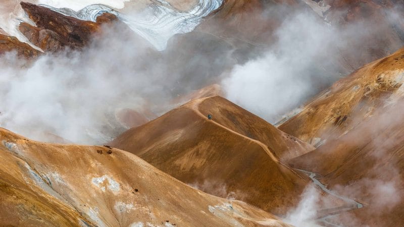 Kerlingarfjöll Mountains in the highlands of Iceland
