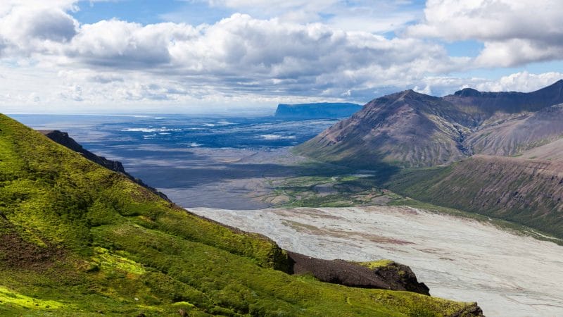 Beautiful View from Kristínartindar Mountains in Skaftafell Nature Reserve - South Iceland Travel Guide
