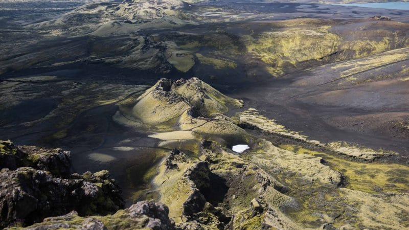 Lakagígar Craters in the Highlands of Iceland
