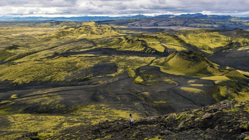 , Lakagígar volcano tour, Laki Craters Iceland tour, Laki volcano hike, Highlands of Iceland tour, Laki lava field tour