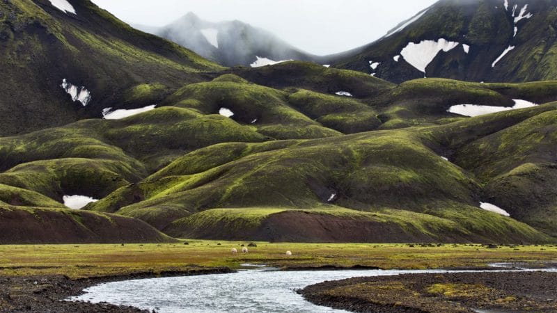 Landmannalaugar in the highlands of Iceland