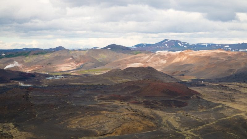 Myvatn area in north Iceland