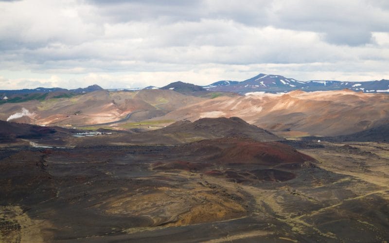 Myvatn area in north Iceland