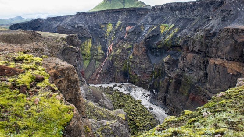Markafljótsgljúfur canyon in Iceland