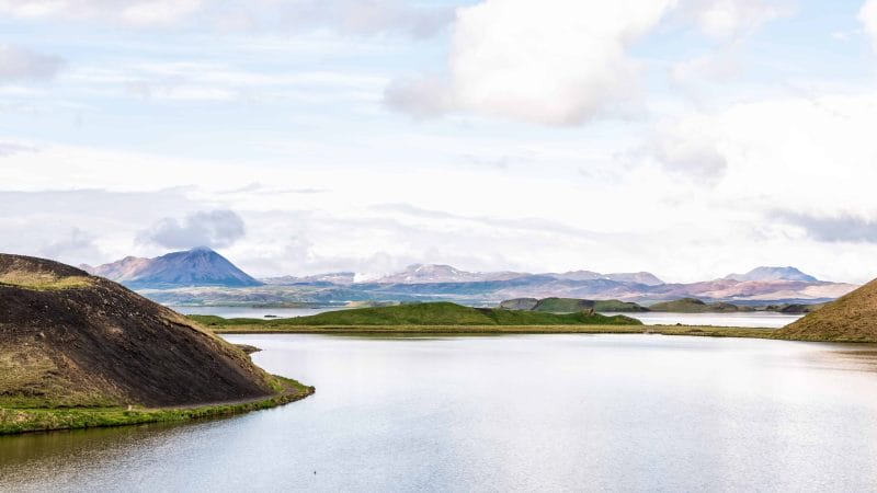 Lake Myvatn in north Iceland