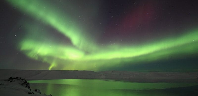 Northern Lights in Super Jeep