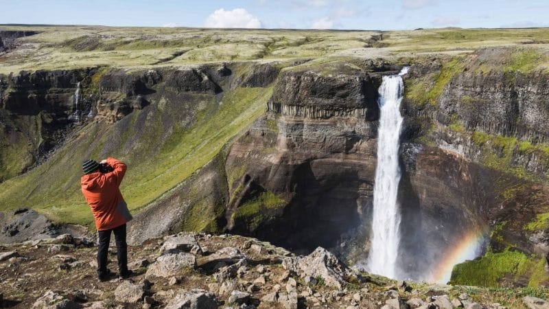 Photography in Iceland - Háifoss waterfall