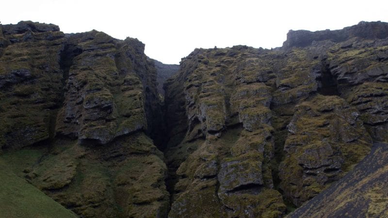 Rauðfeldsgjá Gorge in Snæfellsnes Peninsula