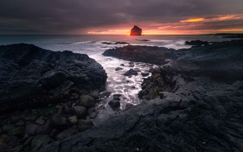 Reykjanesta Valhnukamol in Reykjanes Peninsula Iceland