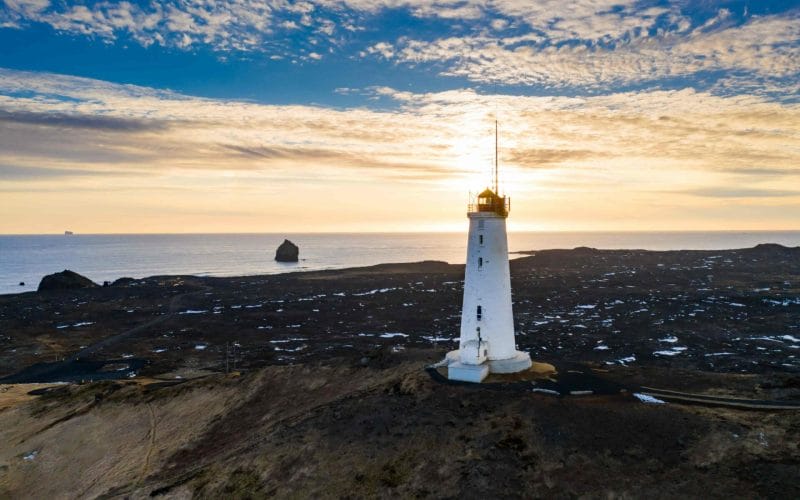Reykjanesviti on Reykjanesta