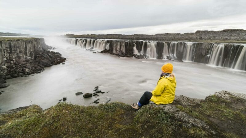 Selfoss waterfall in north Iceland