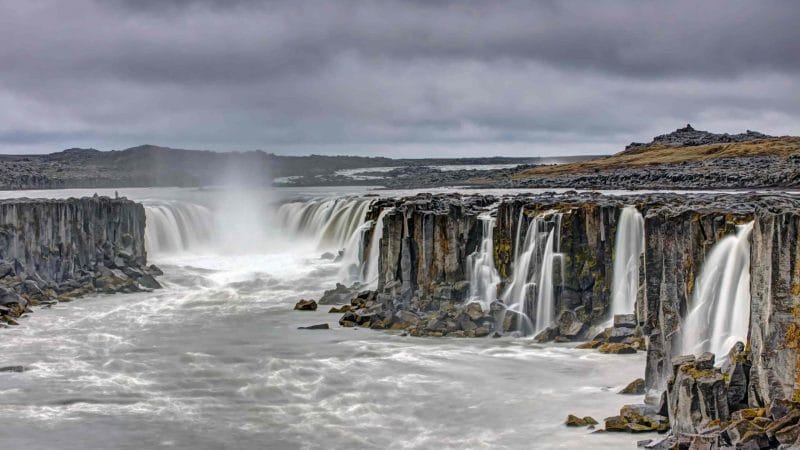 Selfoss waterfall in north Iceland