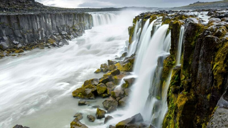Selfoss waterfall in north Iceland