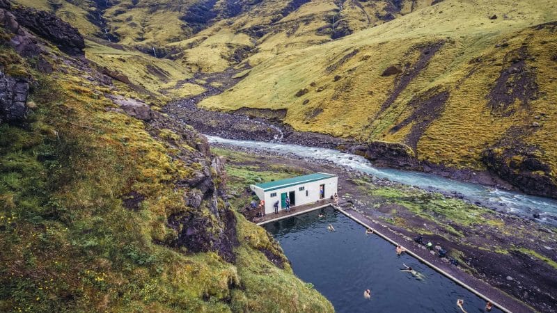 Seljavallalaug Swimming Pool in South Iceland Travel Packages