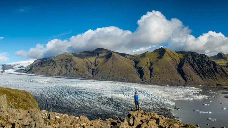 Sjónarnípa view point in Skaftafell Nature Reserve