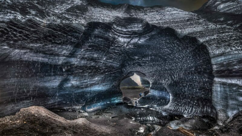 Beautiful Ice Cave in Skaftafell Nature Reserve - Iceland Tours