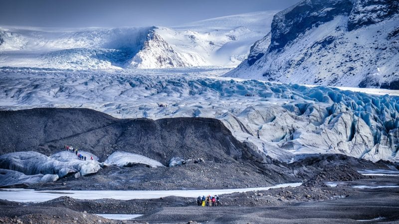 Skaftafell National Park in south Iceland