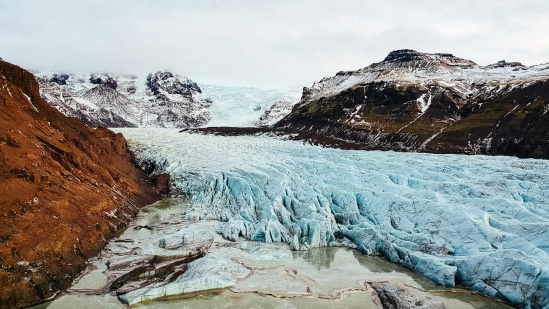 Skaftafell National Park in south Iceland