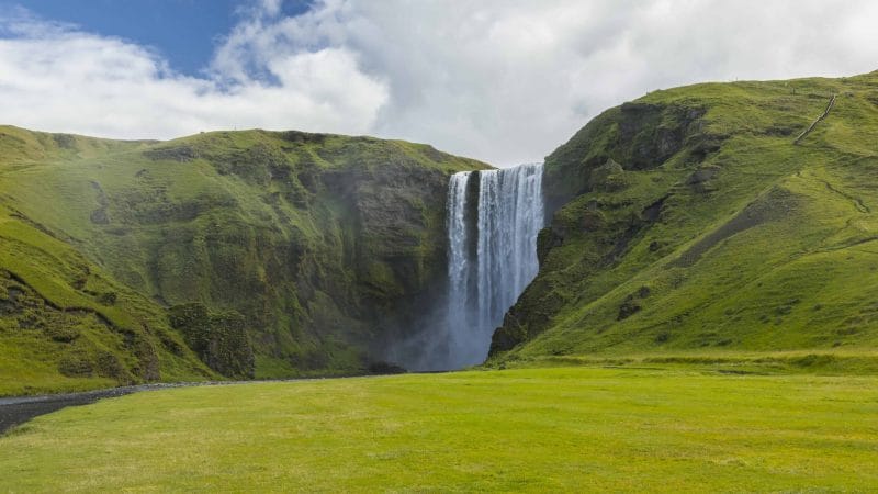 Skógafoss Waterfall in South Iceland - Affordable Iceland Tour Booking