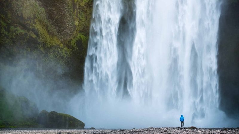 South Iceland Tour Booking - Skógafoss Waterfall