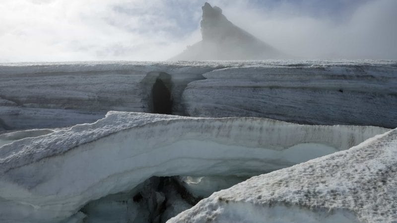 Snæfellsjokull glacier volcano in Iceland