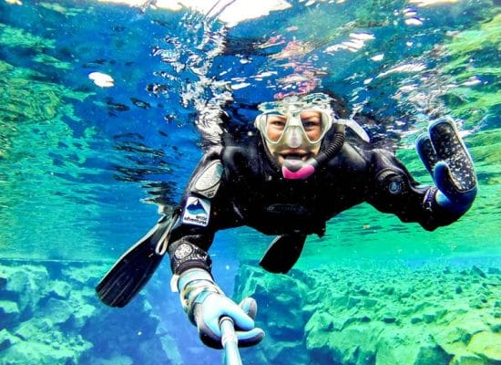 Snorkeling in Silfra, Snorkel in Iceland, Snorkel between the tectonic plates in Iceland, Snorkel in Thingvellir National Park