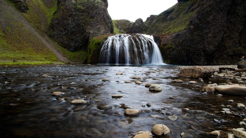 Stjórnarfoss Waterfall in South Iceland