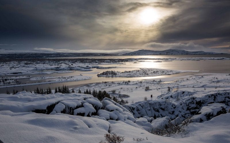 Winter and Snow at Þingvellir National Park - Golden Circle Iceland Packages